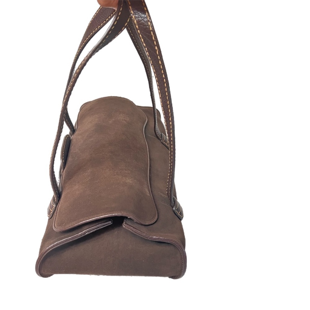 Tods Vintage Elegant Brown Leather Handbag. NWOT - Picture 4 of 9